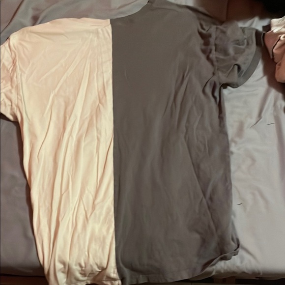 Gray and White Graphic Tee - Picture 2 of 3